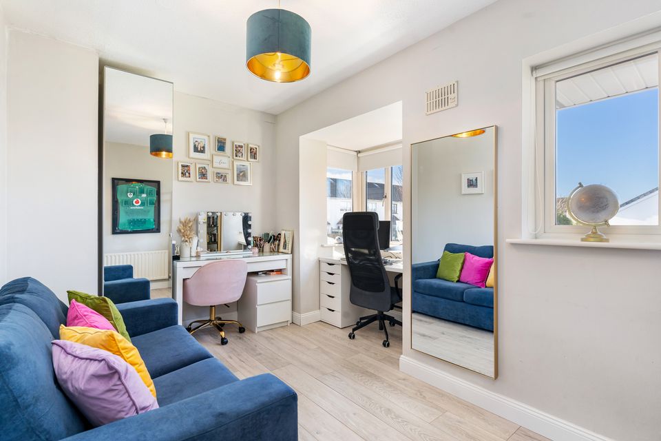 The second bedroom (currently a home office) of 184 Woodfield, Scholarstown Road, Rathfarnham, Dublin 16